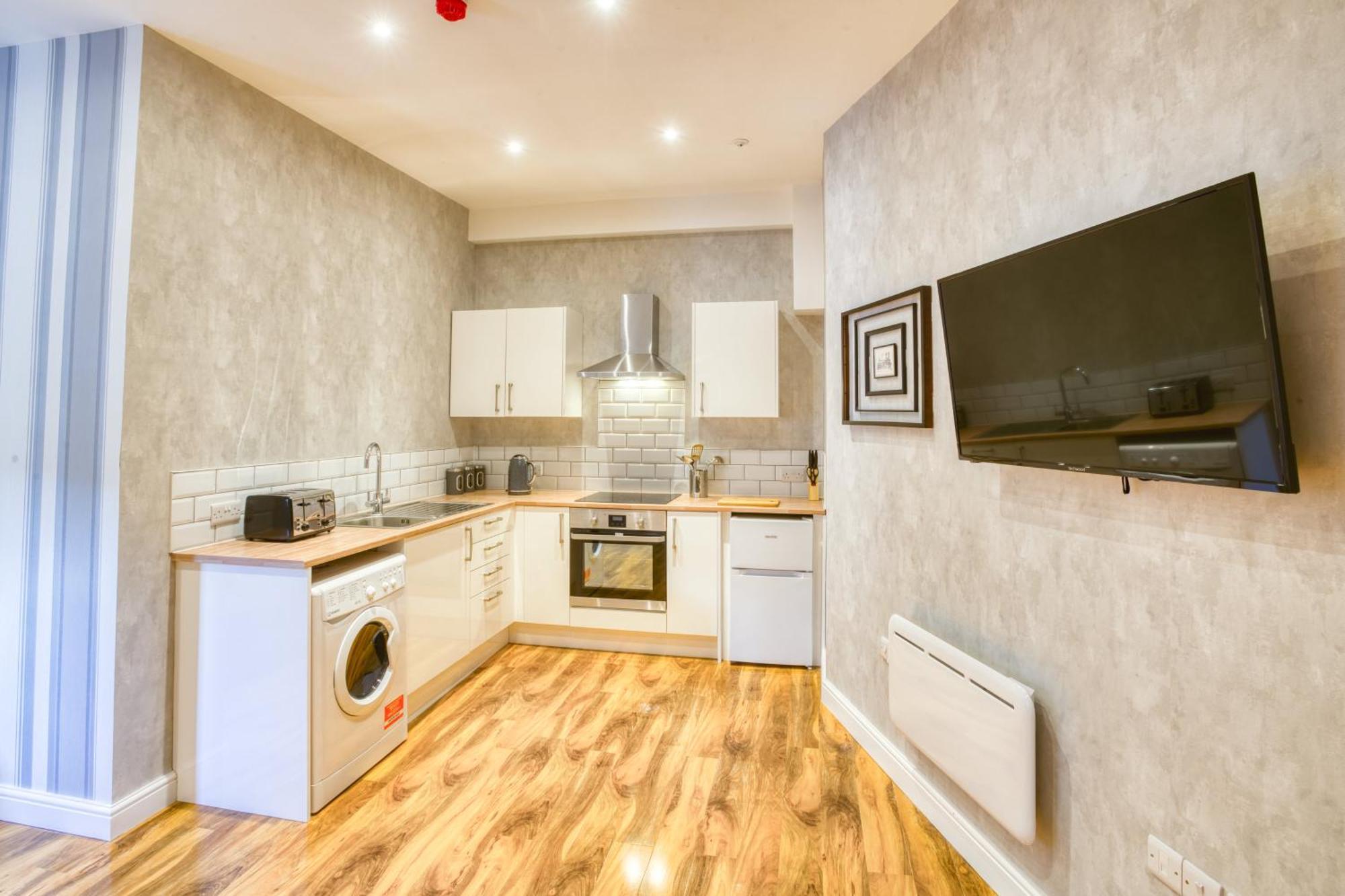 Suite 3 - 1 Bed Apartment King Size Bed 林肯 外观 照片